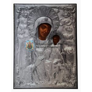Icoană lemn A4 Maica Domnului Izbăvitoarea de foc 3048