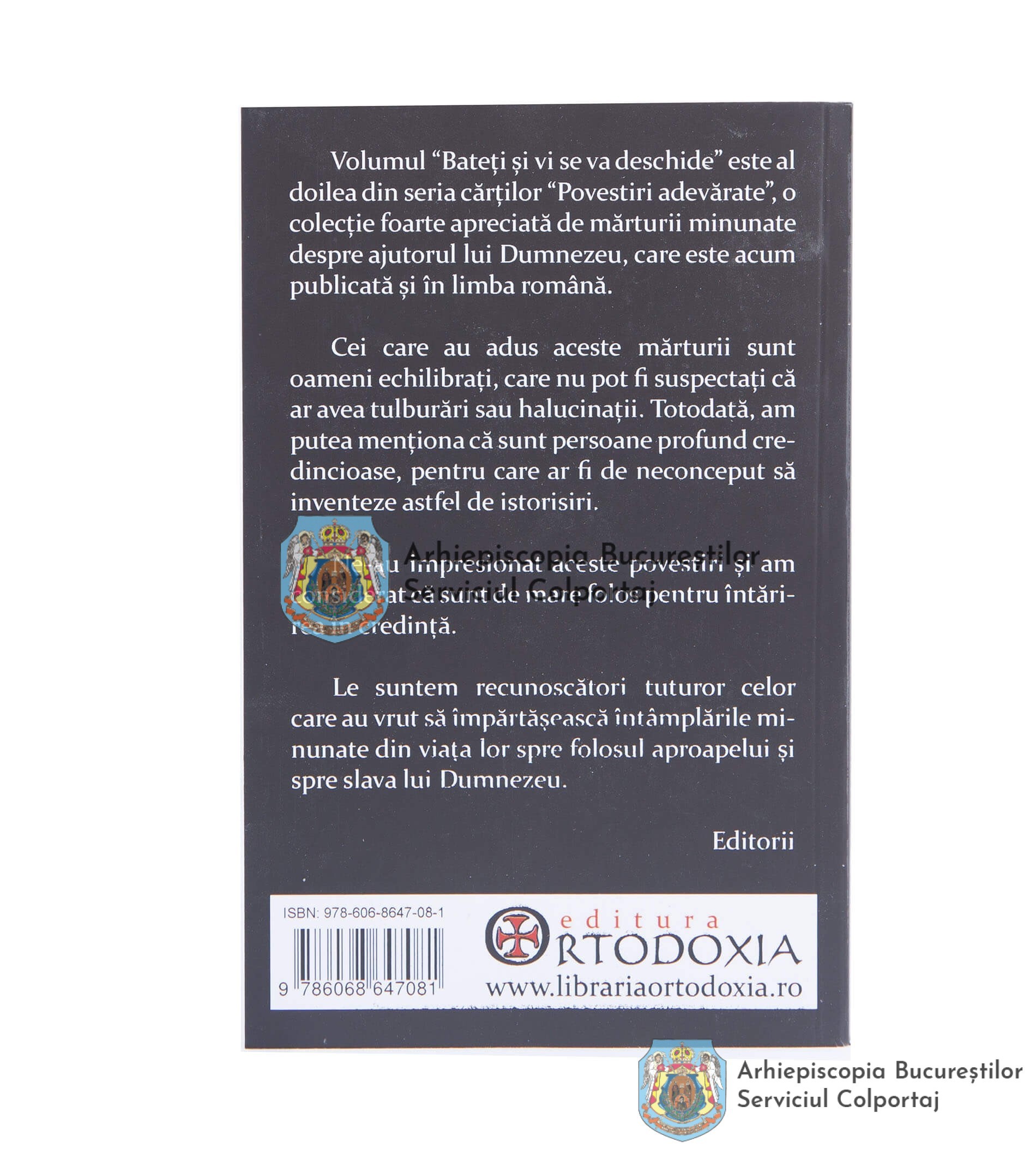 BateÅ£i Si Vi Se Va Deschide Povestiri AdevÄƒrate 47081 Arhiepiscopia BucureÈ™tilor