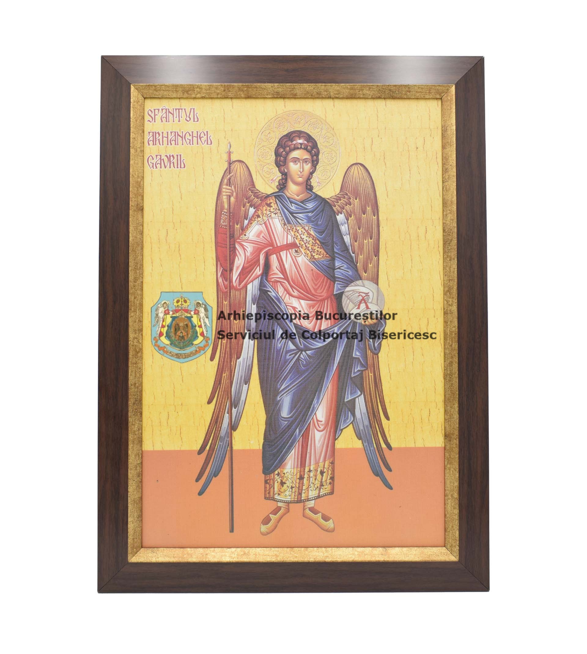 Icoană litografiată cu Sf. Arhanghel Gavriil 1004 A3