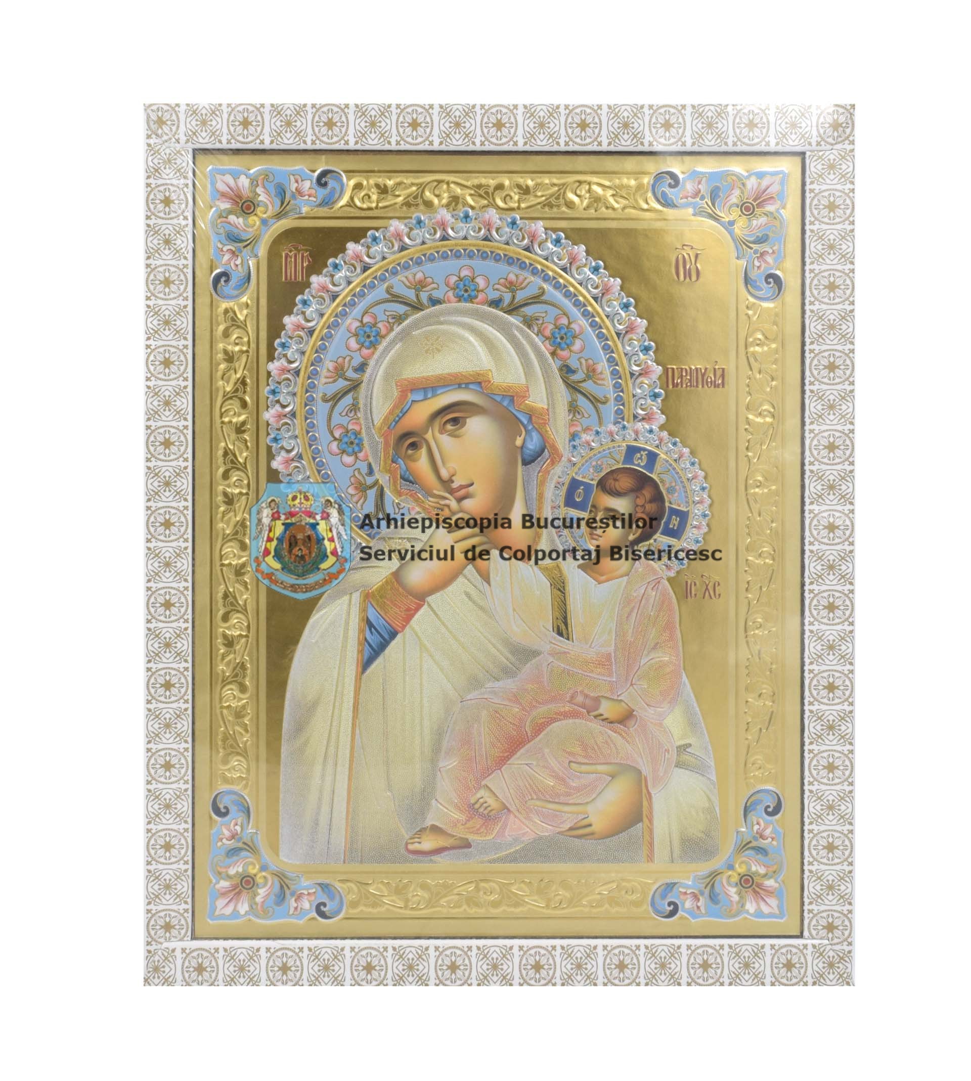 Icoană litografiată cu Maica Domnului 78124