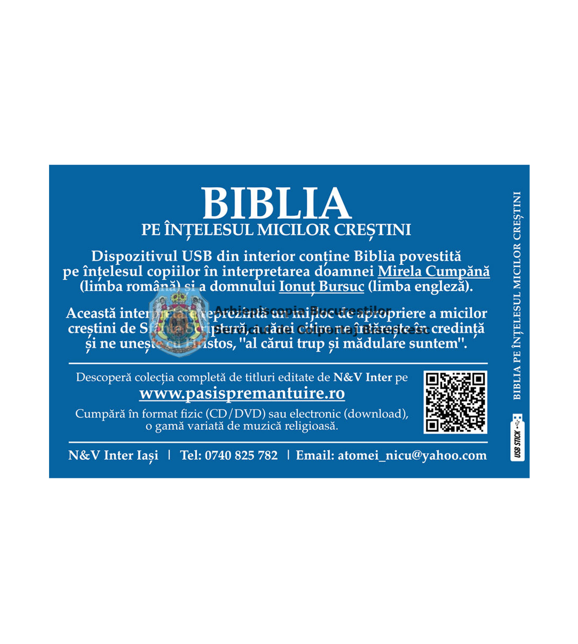 Biblia pe înțelesul micilor creștini (stick) 332352