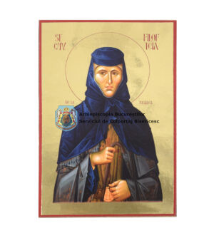 Icoană litografiată - Sfânta Cuvioasă Filofteia de la Pasărea 6002